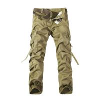 ราคา Mens Cargo Pants กางเกงยุทธวิธีชายสไตล์ทหาร Mens Casual Jogger Camo (28590238817)