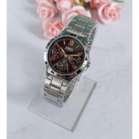 ราคา นาฬิกาCasio แท้ รุ่น LTP-V300D-1A2 นาฬิกาข้อมือผู้หญิง สายแสตนเลส หน้าปัดดำ - ของแท้ 100% รับประกัน 1 ปีเต็ม (4653558520)