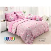 ราคา ลิขสิทธิ์แท้%DLD037:คิตตี้ Hello KittyTulip Delight DIGITAL Print ลายMerdaid Disney ชุดเครื่องนอนทิวลิป 3.5,5,6ฟุตผ้ (12496339049)