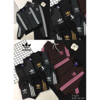 ราคา New(พร้อมส่ง) ชุดเซ็ต เสื้อแจ็กเก็ตซิปหน้า+กางเกงขายาว เนื้อผ้า วอร์มนุ่มๆ งานปัก งานป้าย (18155665651)