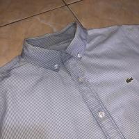 ราคา Kemeja เสื้อเชิ้ต Lacoste Oxford (27631969157)