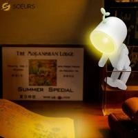ราคา SOEURS LED นักบินอวกาศไฟกลางคืน, โคมไฟตั้งโต๊ะ Mini Kawaii, เครื่องประดับตั้งโต๊ะแม่เหล็กน่ารักการ์ตูนโคมไฟตั้งโต๊ะป้องกันดวงตา (43876266701)