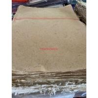 ราคา กระดาษสาเยื่อกล้วยสีธรรมชาติ แพ็คละ 5 แผ่นขนาด 55*80 CM (22168204155)