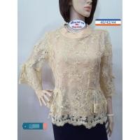 ราคา ลดราคา เสื้อลูกไม้ใยบวบปักคอร์ด (1264022301)