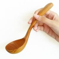 ราคา กระบวยเล็ก เสิร์ฟ พั้นช์ ขนมหวาน น้ำแกง ซุป ไม้สัก Brown Wooden Cooking Sauce Soup Serving Ladle Leaf Punch Bowl Drink (17074722640)