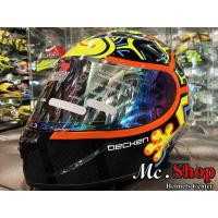 ราคา หมวกกันน็อค DECKEN FROG (สีเขียวมะนาวขีดส้มฟ้า) (7418264866)