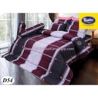 ราคา Satin ผ้าปูที่นอนคลาสิค#D54 ชุดเครื่องนอน(ชุดผ้าปู+ผ้านวม ) ซาตินลาย Classic ผ้าปูที่นอนซาติน (764437270)
