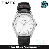 ราคา Timex TW2R64900 Mens Easy Reader Signature Leather Strap Watch (23143457373)