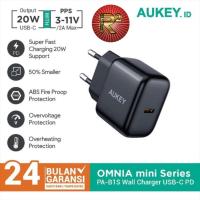 ราคา Aukey PA B1S Charger Omnia Mini Series USB C-PD 20W Original Official Warranty (19834322694)