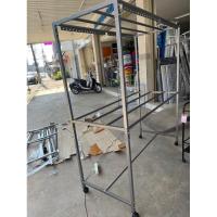 ราคา ราวเหล็กเหลี่ยม ราวตากผ้าเหล็กสีระเบิด 1.50เมตร รับประกันความแข็งแรง โรงงานไทย (25190448533)