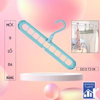 ราคา ไม้แขวนเสื้อพลาสติกอเนกประสงค์ 9 หลุม, ไม้แขวนเสื้อพลาสติกอเนกประสงค์อเนกประสงค์ประหยัดพื้นที่ (25929576177)