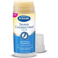 ราคา [ของแท้ 100%] DR.SCHOLL SEVERE CRACKED HEEL BALM SOFTENS & HYDRATES DRY CRACKED HEELS 25% UREA 2.5 oz (70 g) (20671557453)