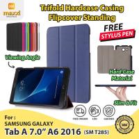 ราคา Samsung Tab A6 A 7 นิ้ว 2016 T285 Trifold Casing Hardcase Book Cover (27559962511)