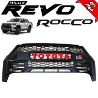 ราคา กระจังหน้า ลาย GR sport REVO ROCCO กระจังหน้าแต่ง โตโยต้า REVO ROCCO GR 2020-2024 ไม่เว้ารูกล้อง (21086965380)