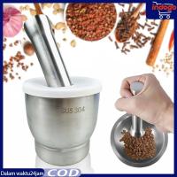 ราคา ครกสแตนเลส 304 / ครกสแตนเลส / เครื่องบดเครื่องเทศในครัวพร้อมฝาปิด / ครก สาก ที่บดเครื่องเทศสแตนเลส (40475637481)
