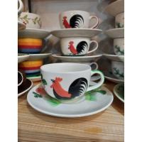 ราคา แก้ว พร้อมจานรอง ขนาดความสูงของแก้ว 5 cmกว้าง8 cmงานเซรามิค ลำปางเข้าไมโครเวปได้ (3063252194)