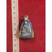 ราคา รูปหล่อหลวงพ่อเงินวัดบางคานพิมพ์นิยมเนื้อเงินปี 2515 พร้อมกรอบเงินลงยา (26472696562)