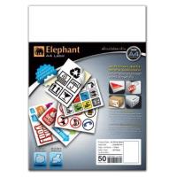 ราคา สติ๊กเกอร์ LAB A4 210x297 มม. สีขาวด้าน ตราช้าง (4260064872)