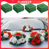 ราคา [Flameer] 4x Square Floral Foam Bricks Plants Flower Holder Dispaly Green Foam Blocks (49350854911)
