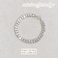 ราคา ร้านฮักเงินน่านพร้อมจัดส่งด่วนจากไทย เครื่องประดับเรียบๆสร้อยข้อมือเงินแท้ 92.5% เลสแบน ผู้ชาย ผู้ห (27068086332)