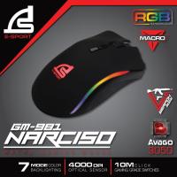 ราคา เมาส์เกมมิ่งSigno E-Sport GM-981 NARCISO Macro Gaming Mouse (Black) (6886326061)