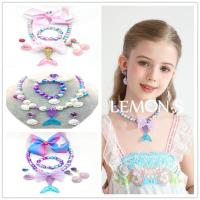 ราคา ส่งไวจากไทย ชุดสร้อยคอสำหรับเด็ก สร้อยนางเงือกเซต 7 ชิ้น แฟนชั่นสำหรับเด็กผู้หญิง (28427703736)