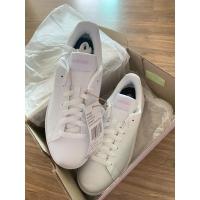 ราคา Adidas รองเท้าผ้าใบ Tennis women* Advantage สีขาว + ชมพู ไซส์ 38 มือ1 ป้ายห้อย (24855375793)