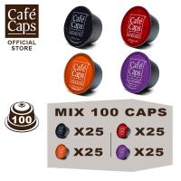 ราคา Dolce Gusto Compatible Coffee Capsule MIX 100 capsules - Cafecaps (1 Bag X 100 Caps) | กาแฟแคปซูล รวมรส คั่วเข้ม (2337489816)