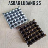 ราคา ที่เขี่ยบุหรี่อลูมิเนียม 25 หลุมโบราณและสีเงิน / ที่เขี่ยบุหรี่โรงแรม - สีดําโบราณ - เงิน สีขาว (42255667628)