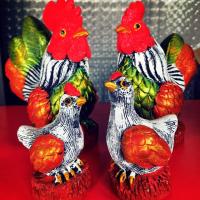 ราคา ตุ๊กตาปูนปั้น ครอบครัวไก่ พ่อ แม่ ลูก 2 ตัว(กดสั่งซื้อไม่ได้ทักแชทค่ะ) (6118166055)