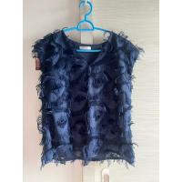 ราคา เสื้อคอวีสีกรมแขนกุด ไซส์ S-M (24269430197)