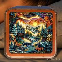 ราคา เครื่องประดับไม้แกะสลักสามมิติปริศนาแสง DIY3DNight ปริศนา Lightwoods Night Light EB08 (46551604523)