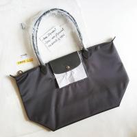 ราคา (แท้ 100%) LONGCHAMP NEO Size M หูยาว สีเทาเข้ม Gris (728408823)