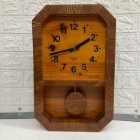 ราคา [นาฬิกามือสองญี่ปุ่น] #W11 นาฬิกาแขวนไม้ นาฬิกา clock (28657076809)