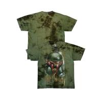 ราคา (มือ2) Star Wars : Boba Fett tie-dye เสื้อยืดคอลเลคชั่นมัดย้อม ลิขสิทธิ์แท้ สภาพดี (29741387325)