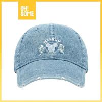 ราคา OHSOME x Disney - หมวกเบสบอล Disney Mickey Mouse Series Classic Icon /Topi Denim Karakter Disney/ 鸭舌帽 (42810864493)