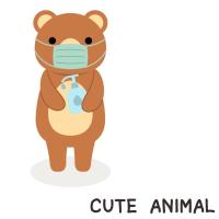 ราคา ลูกหมี น่ารัก ฝุดๆ DIY ตัวรีด สติ๊กเกอร์ รีดติดกระเป๋าผ้า รีดติดเสื้อ มีกาว (8752824865)