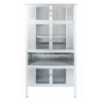 ราคา LOCAL789 CLOSE ตู้กับข้าวอลูมิเนียม โครงเหล็ก 3 ฟต 6 ประตู SENSE-B92 ขนาด 92x43x166 ซม.สีเงิน ร้านอยู่ในไทย (26800620066)