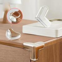 ราคา 4 ชิ้น กันชนมุมโต๊ะ กันมุมโต๊ะ กันกระแทก ยางกันชนขอบโต๊ะ สีใสพร้อมกาว ติดมุมโต๊ะ/ตู้/เตียง ยางกันกระแทกมุม (25590888593)