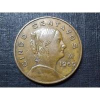 ราคา เหรียญ​ต่างประเทศ​(2045)เม็กซิโก​ 1969 (9880911422)