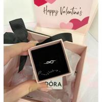 ราคา (ของแท้100%) แถมกล่อง ️ Pandora silver ring แหวนอินฟินิตี้ (24539953747)