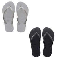 ราคา Havaianas Collection รองเท้าแตะ CR Glitter 4146118 (1100) (3057318033)