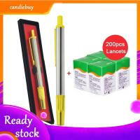 ราคา ปากกา 1 ชิ้น + 200 ชิ้นเข็มปากกาสแตนเลสสําหรับ Twist Off เลือด Lancet, Cupping Therapy (42966525763)