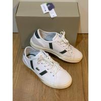 ราคา รองเท้าหนัง Lacoste สีขาว ไซส์ 38 Lacoste white Leather มือสอง (23946843280)