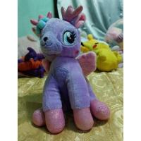ราคา ตุ๊กตามือสอง ม้ายูนิคอร์นสีม่วง 7 นิ้ว 60 บาท ส (25503081853)