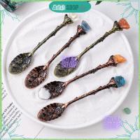 ราคา ช้อนกาแฟชาทองเหลืองบริสุทธิ์หินดึงดูดโชคปรับปรุงพลังงานบวก (40308737639)