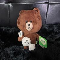 ราคา แท้ ป้ายห้อย Line friends Brown ตุ๊กตาหมีบราวน์ไลน์ มือสอง ลิขสิทธิ์แท้ สภาพใหม่ พร้อมส่ง✨ (27810618295)