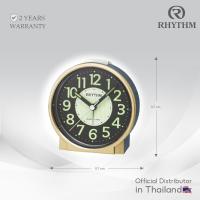 ราคา นาฬิกาตั้งโต๊ะ RHYTHM นาฬิกาปลุกตั้งโต๊ะ เสียงปลุกดังขึ้นเรื่อยๆ ฐานกว้าง 8.7 ซม.-CRE225NR (20643068979)