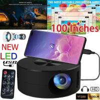 ราคา COD รุ่นอัพเกรด โปรเจคเตอร์ mini 1080P HD YT200 Projector แบบพกพา โปรแจ็คเตอร์ มินิโปรเจ็กเตอร์ มินิโปรเจคเตอร์ (23662606954)