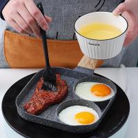 ราคา กระทะเคลือบหินอ่อน กระทะ3 หลุม กระทะ 4 หลุม กระทะทอดไข่ (12805799388)